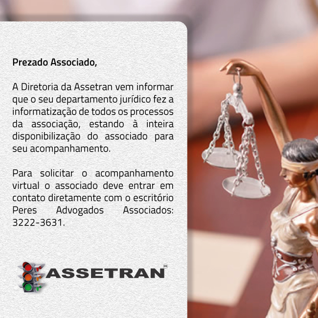 Associados podem acompanhar processos