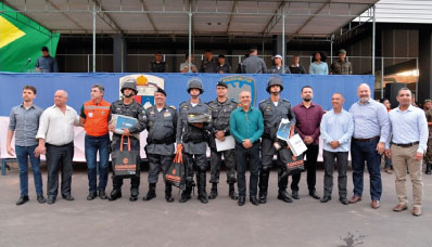 Assetran participa da formatura do XI Curso de Controle de Distúrbios Civis da Polícia Militar